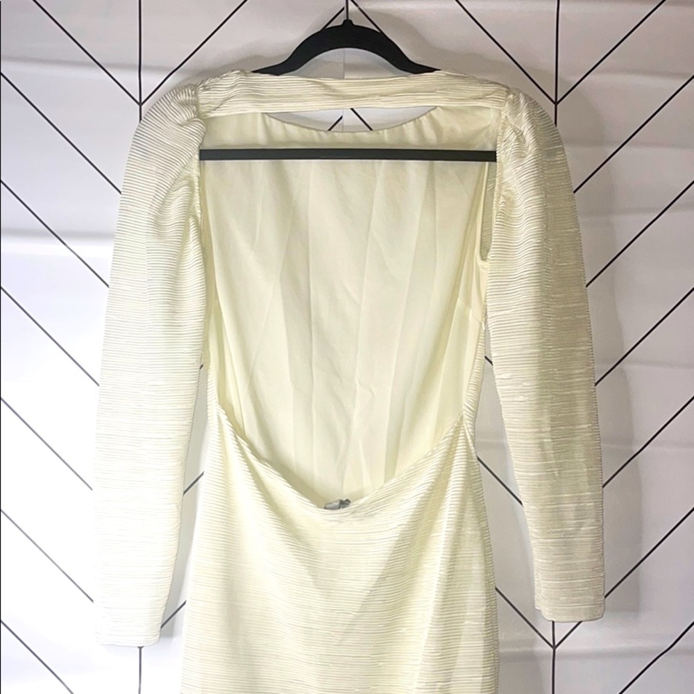 White medi-dress